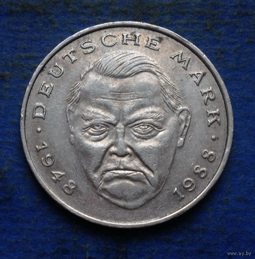 Германия (ФРГ) 2 марки 1989 D