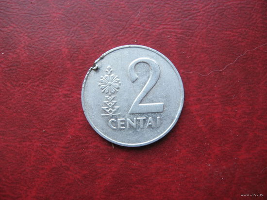 2 цента 1991 года Литва (р)