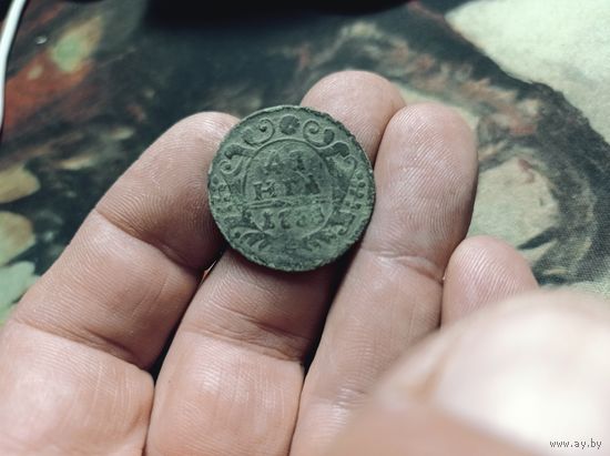 Денга 1738 года Российская Империя