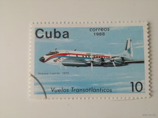Куба 1988. Трансатлантические Рейсы Авиакомпании Cubana Airlines