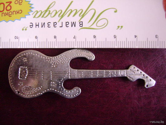 Хэндмэйд значок СССР "Гитара"