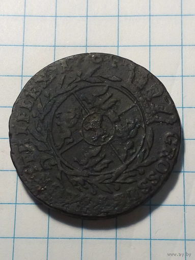 3 гроша ВКЛ и Речь Посполитая 176" год...л...1768