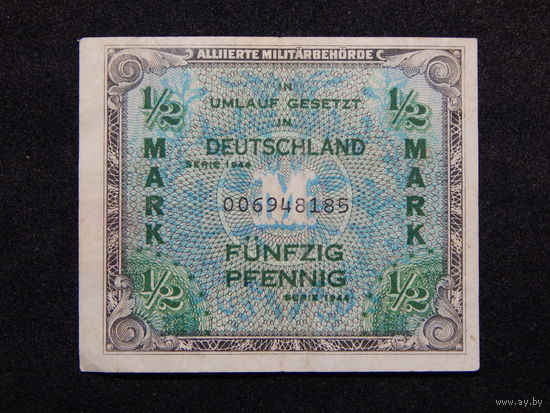 Германия 1/2 марки 1944г.
