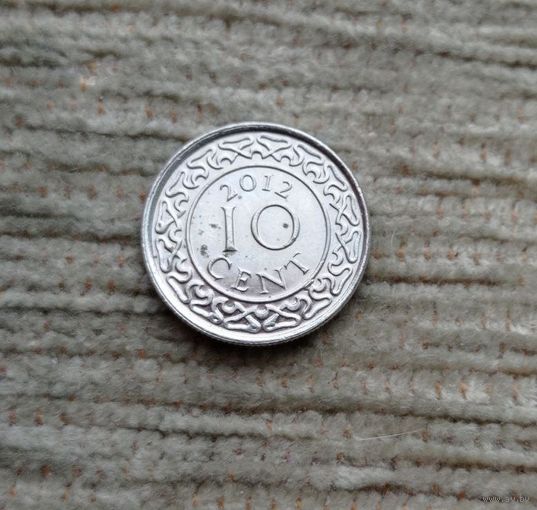 Werty71 Суринам 10 центов 2012