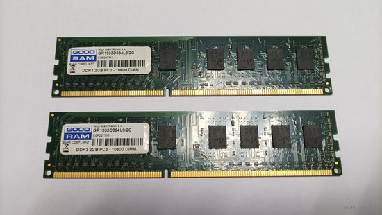 Оперативная память 2x Goodram (DDR3, 2Gb) (комплектом, 2 шт.)