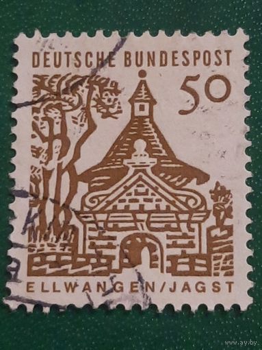 ФРГ 1964. Архитектура XII века. Ellewang Ein
