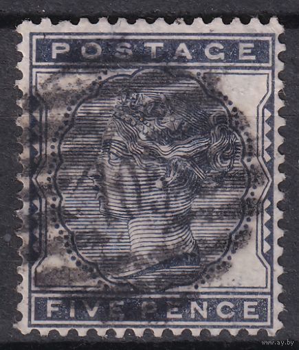 69.Br. Великобритания. Виктория. Стандарт. 5P. 1881 г. Mi.#62.