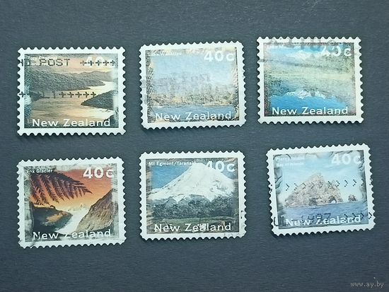 Новая Зеландия 1996. Пейзажи Новой Зеландии. Полная серия