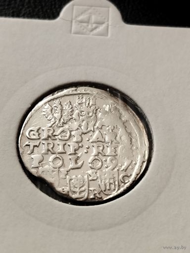 3 гроша 1597 Сигизмунд 3 Быдгощский монетный двор