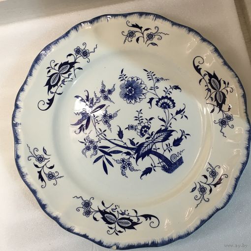 ДесертнАЯ сырнАЯ  тарелокА  Sarreguemines France Lancaster Model Floral Decor  к6