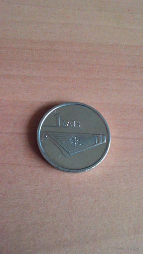 Латвия, 1 лат 2013. Кокле.