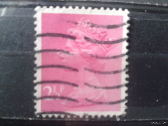 Англия 1971 Королева Елизавета 2  2,5 пенса