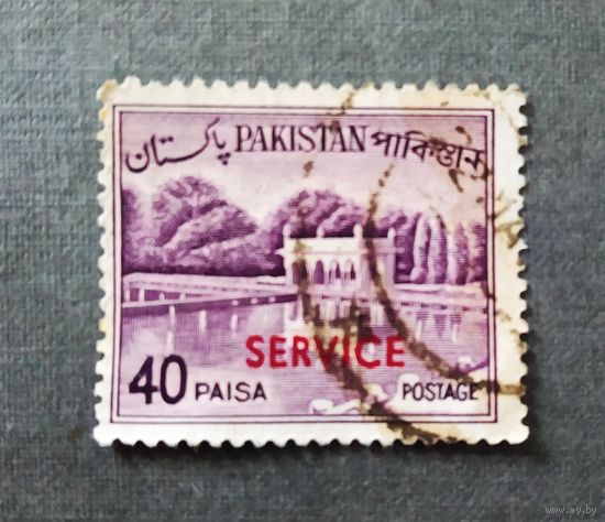 Марка Пакистан (надпечатка на марке 1961 года)