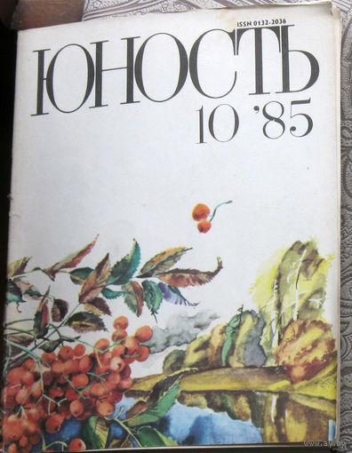 Юность номера 10,11 - 1985 Литературно-художественный ежемесячник Союза писателей СССР.