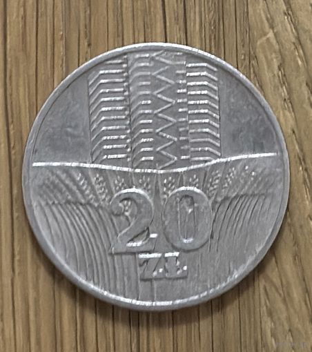 Монета Польши 20 Злотых 1976 г.