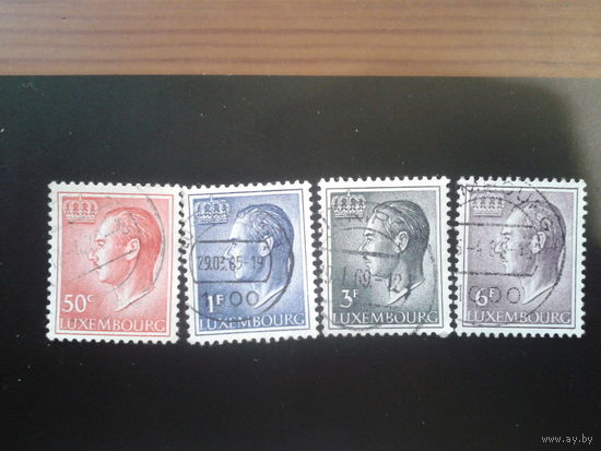 Люксембург 1965 великий герцог Жан полная серия