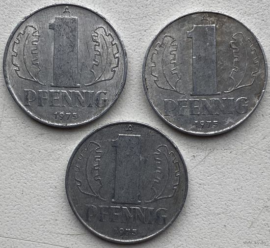 Германия (ГДР) 1 пфенниг 1975 г. Цена за 1 шт.