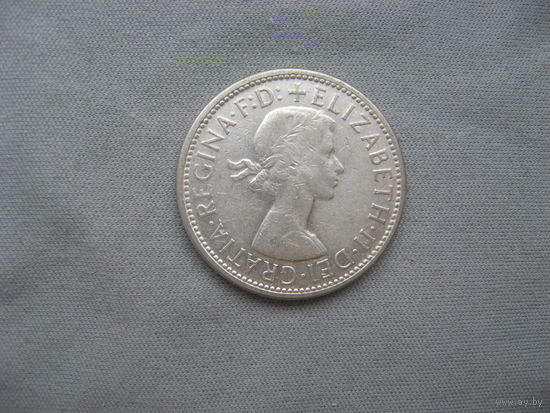 Австралия 2 шиллинга (флорин) 1956 год Елизавета II от 1 рубля без минимальной цены