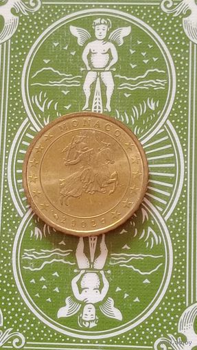 Монако 10  центов 2002