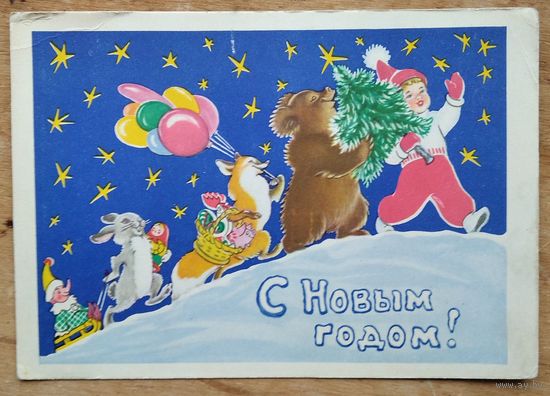 Гиршберг Т. С Новым годом. 1964 г. Чистая