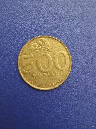 Индонезия 500 рупий 2002 года