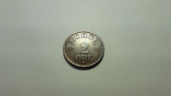 2 эре 1953 г. Норвегия. Внимательно читайте объявление.