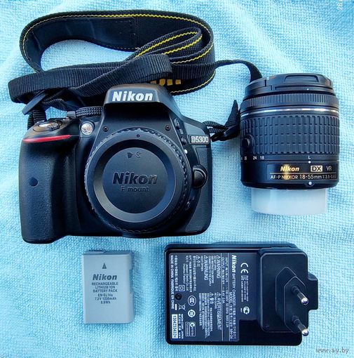 Фотоаппарат Nikon D5300 + 18-55mm AF-P VR сделано 3754 снимка