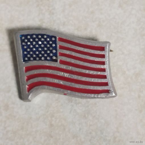 Значок. Флаг США.