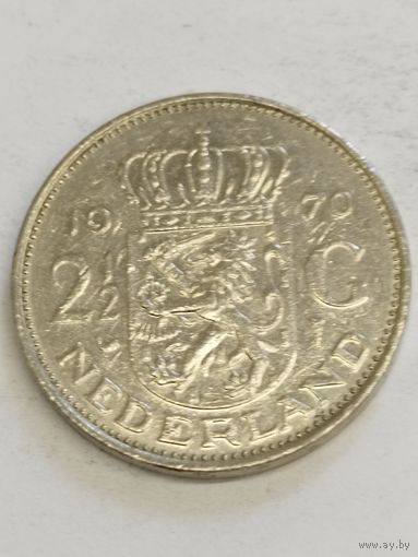 Нидерланды 2,5 гульден 1970