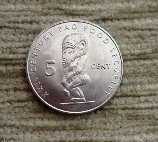 Werty71 Острова Кука 5 центов 2000 ФАО Тангароа идол божок