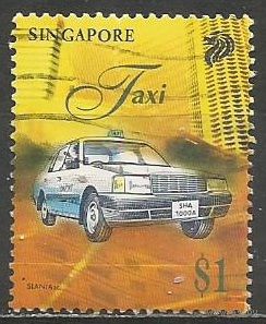 Сингапур. Городской транспорт. Форд-такси. 1994г. Mi#841.