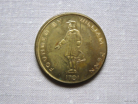 15-2 Жетон памятный сувенирный США Филадельфия Seal of the City of Philadelphia