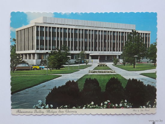 США Мичиган   открытка 1973 10х15 см