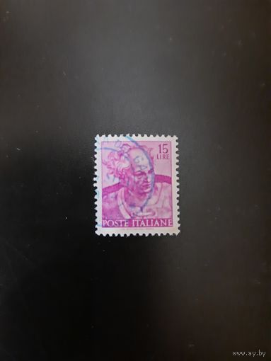 Италия. Стандарт. 1961г. гашеная