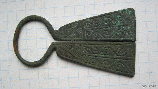 Сюльгама. Бронза, литье.