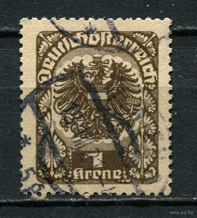 Первая Австрийская Республика - 1920/1921 - Герб 1Kr - [Mi.313xb] - 1 марка. Гашеная.  (Лот 51Ge)-T2P13