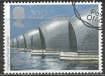 Британия. Плотина на Темзе. "Европа". 1983г. Mi#954.