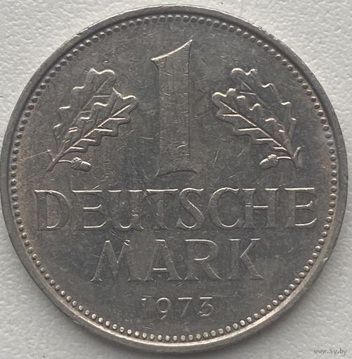 Германия 1 марка 1973 г. F