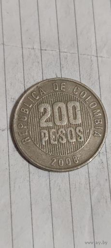 Колумбия 200 песос 2008