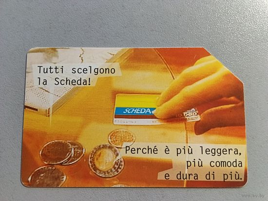 Телефонная карта. Италия