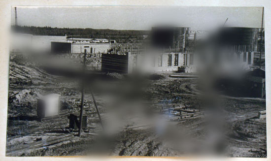 Фотография Площадка стройки НПЗ. г.Новополоцк 1960 г.