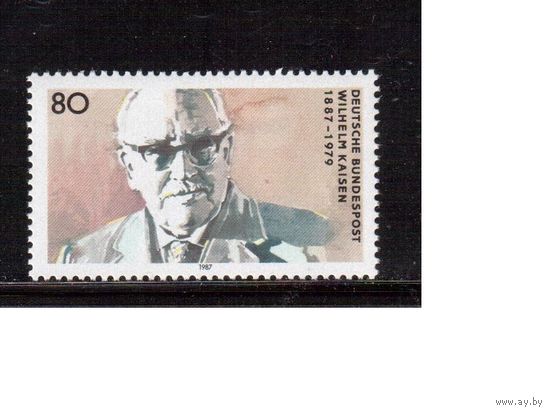 Германия(ФРГ)-1987,(Мих.1325), ** , Личности, Религия