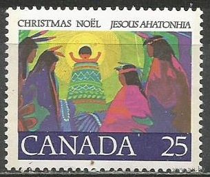 Канада. Рождество. 1977г. Mi#671.