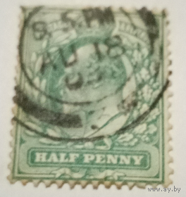 Англия.1913г. 0.5 пенни. Георг V(темный)