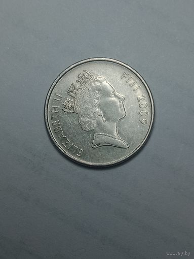 Фиджи 10 центов 2009 года .