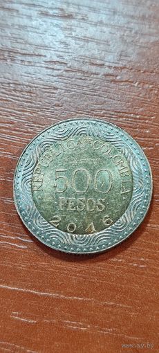Колумбия 500 песос 2016