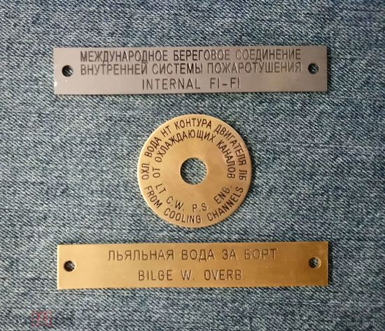 Судовые таблички.