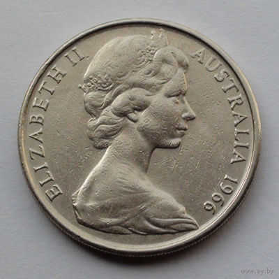 Австралия 20 центов. 1966 г.