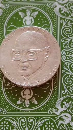 Финляндия 50 марок 1981 президент Кекконен