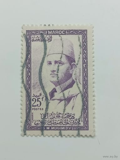 Марокко 1956. Король Марокко Мухаммед V